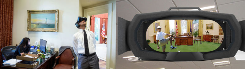 Illustration for article titled 15 Things Obama Was Actually Watching in VR